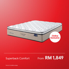 [Online Exclusive] Orthorest SuperBack Comfort Mattress